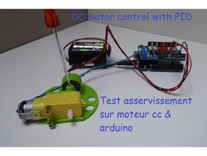 motor dc de control pid la ingeniería arduino freecad 3d print model - Mito3D