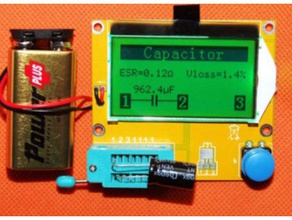 testador de caso lcr t4 eletrônica 3d print model - Mito3D