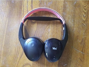 headband ves fones de ouvido sem fio eletrônica 3d print model - Mito3D