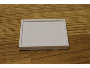 picture frame La stampa 3d magnete del frigorifero 3d print model - Mito3D