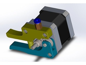 flex bowden direct extruder mk8 3d printer extruders drive flexible 3d print model - Mito3D