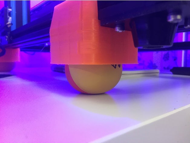 cr-10 20x40 v-slot d'atténuation des vibrations pieds 50mm balle de tennis, versions Imprimante 3d accessoires 2040 extrusion v fente anti-vibrations montage cr10 creality s4 la jambe vibration amortisseur atténuation 3D print model - Mito3D