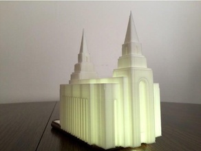 lds kansas city temple bâtiments et structures dernier jour saint 3d print model - Mito3D