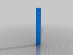flat straight bracket variations diy brace brackets 3d print model - Mito3D