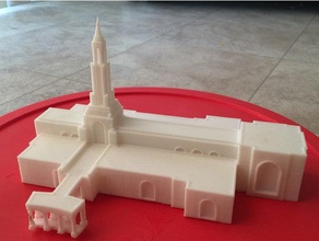 redlands lds temple buildings & structures california latter day saint 3d print model - Mito3D