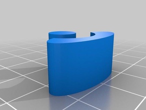 my customized parametrized tube clamp biology 3d print model - Mito3D