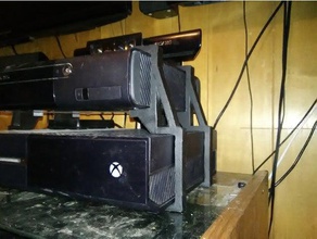 xbox one 360 slim riser video games 3d print model - Mito3D