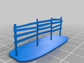 20mm clôture L'impression 3d 3d print model - Mito3D