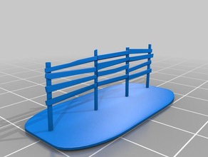 15mm clôture L'impression 3d 3d print model - Mito3D