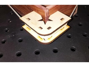 taglio laser angoli squadrati utensili a mano angolo i bordi il lasercut piazza strumento 3d print model - Mito3D