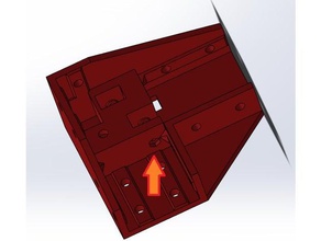 cbot dbot rear idler - extra z 3d printer parts corexy 3d print model - Mito3D