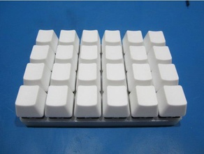 El 20 por ciento de la clave placa equipo cherry mx teclado mecánico 3d print model - Mito3D