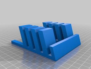 vinil stand kaydı organizasyon 3d print model - Mito3D