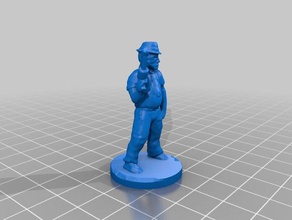 detetive do sexo masculino jogos 3d print model - Mito3D