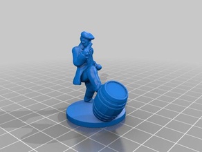 bandido barril jogos 3d print model - Mito3D