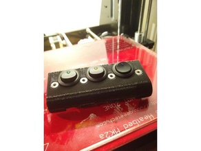 botão de rack 3d print model - Mito3D