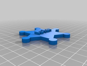 il mio personalizzato parametrico stella dello sceriffo gioielli su misura 3d print model - Mito3D