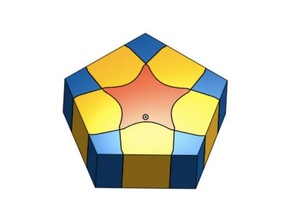 olzed floppy pentagono i puzzle di rubik turno twisty 3d print model - Mito3D