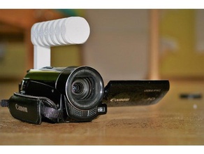 mini shoe camera handle accessory cannon hf m52 hot legria advanced prusa i3 mk2 3d print model - Mito3D