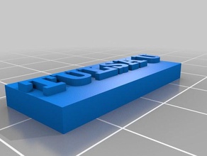 tulsa test L'impression 3d 3d print model - Mito3D