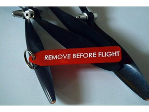 remove before flight tag r c vehicles airplane drone fpv racing rc 3d print model - Mito3D