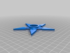 spinner shuriken brinquedo & acessórios para jogos fidget giratório 3d print model - Mito3D