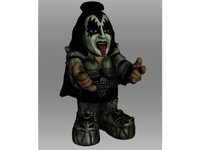 kiss gene simmons 3d scan people 3d print model - Mito3D