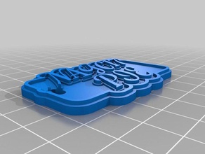 nayc de pizza chaveiros personalizado 3d print model - Mito3D