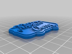 nayc Kirsche Schlüsselanhänger kundengebundene 3d print model - Mito3D
