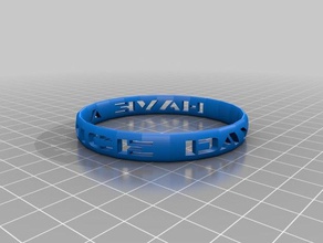 le bracelet L'impression 3d 3d print model - Mito3D