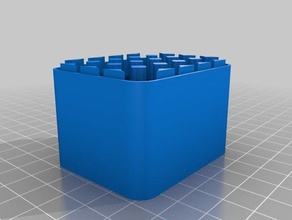 battery case bottom aaa organization customized 3d print model - Mito3D
