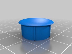 meine angepasste Rohr-end-Kappe diy kundengebundene 3d print model - Mito3D