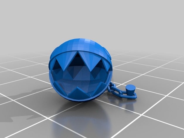 chomp criaturas chain mario super bros 3D print model - Mito3D