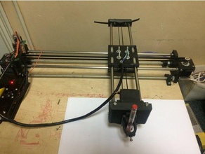 drawingbot plotter laser engraver base mg996r servo eleksmaker software 3d printing 3d print model - Mito3D