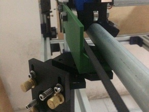 láser de co2 segundo espejo la abrazadera eje motor mpcnc 525 máquina herramientas 3d print model - Mito3D