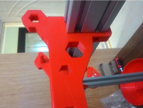 soporte de bobina aluminio extrusiones Impresora 3d accesorios 3d print model - Mito3D