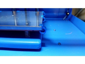 qidi x-one pei sheet bed clip 3d printer accessories clips heat qidi3d qiditech tech 3d print model - Mito3D