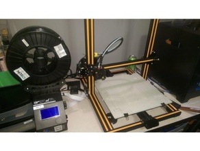 cr-10 support de bobine grand format filament esun bobines l'imprimante 3d pièces creality 3d print model - Mito3D