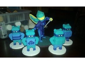 killer queen arcade minis criaturas bumble oso drone en miniatura reina 3d print model - Mito3D