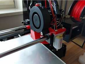 3d bl touch mount anet a6 printer accessories fan 3d print model - Mito3D