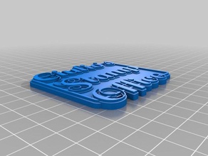 giulio stamp office keychains customized 3d print model - Mito3D