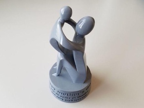 mother's day sculpture message sculptures mother mothersday mothers remix statue 3d print model - Mito3D
