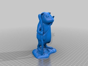 traveling guinea pig animals figurine guineapig zbrush 3d print model - Mito3D