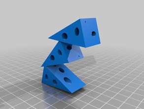 stack o' cheese sculptures 3d print model - Mito3D
