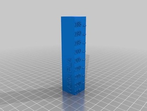 wolfix pla temp Turm 3d-Druck-tests kundengebundene 3d print model - Mito3D