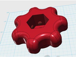 m8 knob cap parts knobs metric 3d print model - Mito3D
