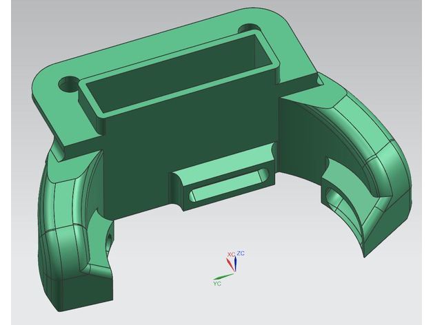 anycubic delta del vórtice de la cubierta ventilador pla v3 Impresora 3d accesorios 3D print model - Mito3D