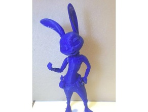 judy hopps animals bunny disney nick wilde police rabbit zootopia zootopie zootropolis zpd 3d print model - Mito3D