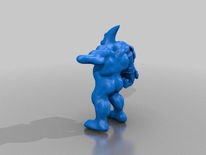 doomstar esculturas doomfist luva de ajuda patrick remix bob esponja 3d print model - Mito3D