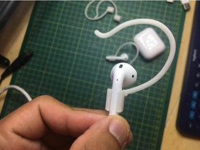 apple airpod clips d'oreille l'audio airpods audiophile les écouteurs pince oreille sports 3d print model - Mito3D
